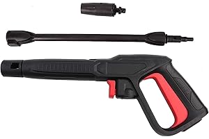 DNOYEVVS Pistola para limpiador a presión, pistola de pulverización de repuesto con lanza Jet, pistola para hidrolimpiadoras compatible con algunos Black & Decker para AR/Bosch AQT para lavado de coches House