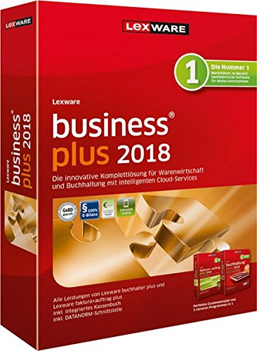 Preisvergleich Produktbild Lexware business plus 2018 Minibox (Jahreslizenz) / für Kleinunternehmer, kaufmännische Einsteiger und Gründer / Software für Buchhaltung und Auftragsbearbeitung / Kompatibel mit Windows 7 und aktueller