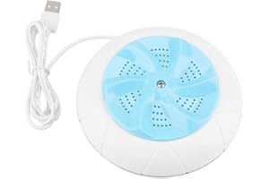 MAVIS LAVEN Pralka, przenośna mini pralka ultradźwiękowa muting bakteriobójcza Pralka podróżna Środek czyszczący Narzędzie do czyszczenia odzieży podróżnej i dziecięcej. (Niebieski)