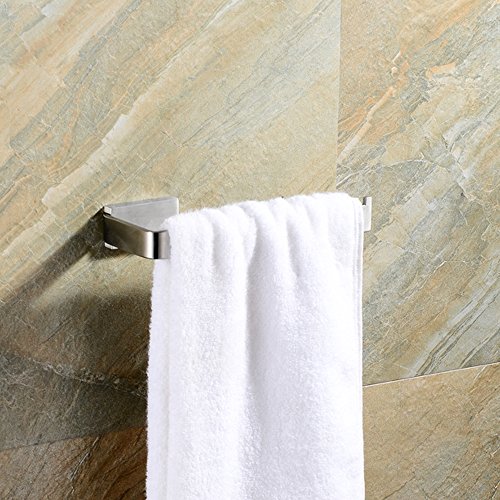 Weare Home Handtuchring Handtuchhalter für Badezimmer Dusche Küche aus Hochwertig Edelstahl Silbern Modern Einfach Gebürstet Finished Bohren Wandmontag Wandhalterung - 7