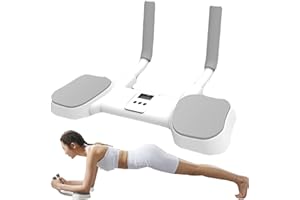 LECERROT Plank Trainer Con Temporizador, Plank Board Core Trainer, Tablero Multifuncional, Ejercitador Base Abdominal, Push-up Para Fitness Auxiliar, Ejercicio, Entrenamiento, Unisex