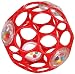 Rhino Toys Oball 4 81033 Activity Ball with Rattling Parts Colour B (Red)
