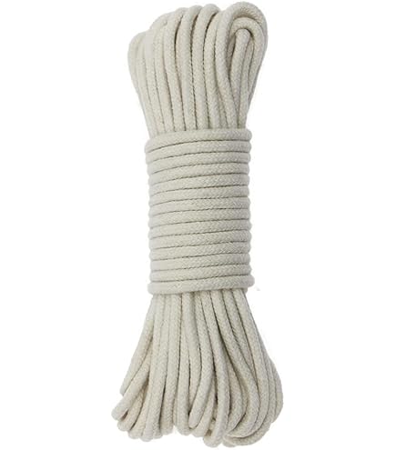 MB Cordas Corde Macramé 4 Mm 400 M - Cordon En Coton Naturel 3 Brins - Ficelle De Macramé, Crochet, Tricot - Sac à Main, Panier, Attrapes-rêves