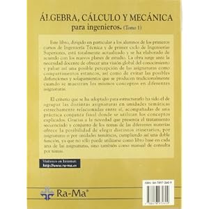Algebra, Cálculo y Mecánica para Ingº/I