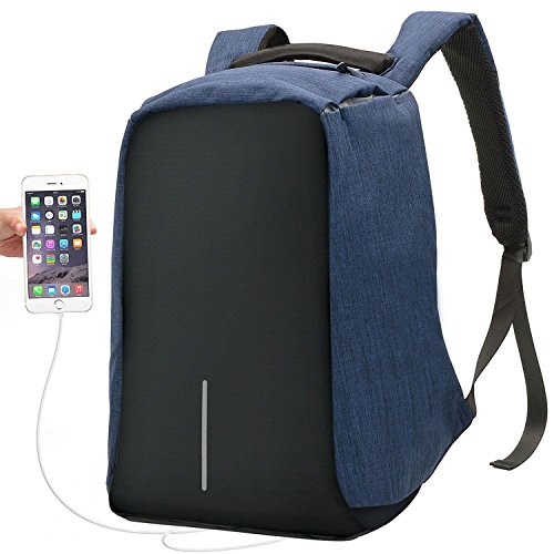 Anti Diebstahl Laptop Rucksack, Fresion 14 -15 Zoll Business Wasserabweisend Rucksäcke Daypack für Damen Herren Student für Schule Reisen Outdoor Backpack mit 35L / USB-Anschluss