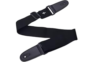 VPOUERY Ajustable clásico de algodón correa de guitarra con Pu extremos de cuero Guitarra Eléctrica Guitarra Baja Guitarra Acústica Accesorios de guitarra