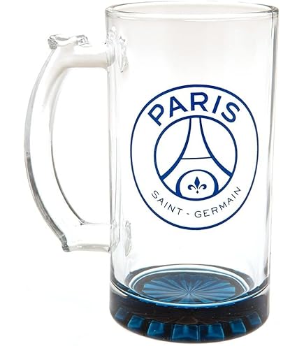 Verre à liqueur Paris Saint-Germain - Volume : 136 ml - Lot de 2