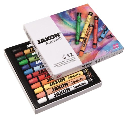 JAXON by Honsell - 49436 - Aquarell Wachspastelle 12er Set