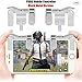 Produktbild Hireno “Scissorhands” Trigger M2 für Mobile Game, Metall Buttons, Emfindlich Schießen und Zielen Sowie L1R1 von Mobile Game Joysticks für PUBG, Geeignet für Android Oder IOS Smartphone (Transparent)