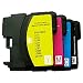 Produktbild TIAN - 4 Tintenpatronen für Brother LC980 LC1100 Drucker Tintenpatronen kompatibel mit Brother Dcp-145 C Dcp-165 C Dcp-195 C Dcp-365Cn etc..