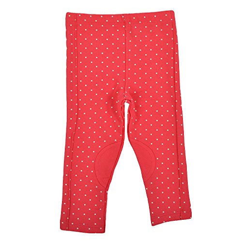 M&CO Baby Girls Spot Print Leggings Pants - Coral - 6-9 Months