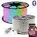 Produktbild LED Strip, 30M RGB LED Streifen, Lichterschlauch 24 Tasten Fernbedienung Bluetooth Kontrolliert Lichtband, GreenSun LED Lighting Wasserdicht IP65 Lichterkette für Weihnachten, Party, Haus Deko