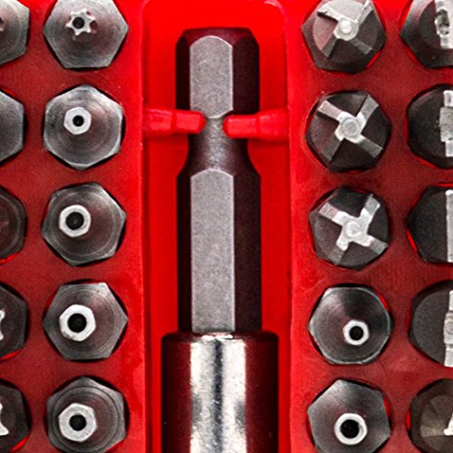EgoEra® 1/4 “ Fahrt Spezialbitsatz/Schrauber/Schraubenzieher/Schraubendreher Bits Set Bitbox (33 Stück inbegriffen) - 5