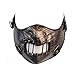 Produktbild MB-Müller Windmaske Totenkopf Maske Kunstledermaske Sturmmaske Steampunk Tarnmaske Skimaske 87357 (87355-9001-0000) (87355-9006-0000)