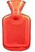 BRAND NEW SMALL HOT WATER BOTTLE - 0.5L - 4 DIFFERENT COLOURS - NATURAL RUBBER (Red)
