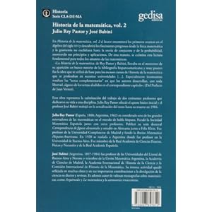 Historia de la matemática. Volumen 2: Del Renacimiento a finales del siglo XX (CLADEMA / HISTORIA)