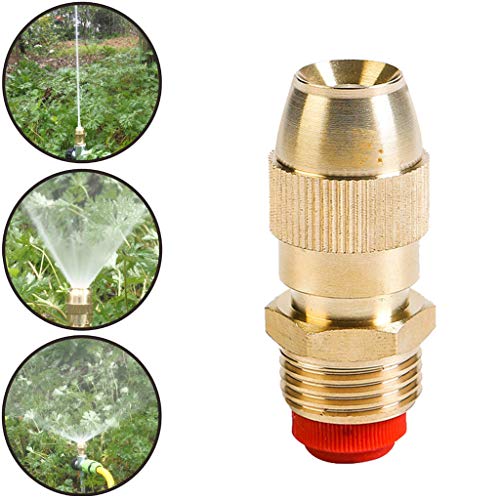 Preisvergleich Produktbild Ouneed -Hahnverbinder Anschluss Water Fountain Nozzle Springbrunnen Düse mit Nebel förmigem Sprinkler für Garten Teich