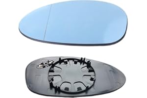 GSRECY Ricoy per E82 E90 E91 E92 E46 OEM con specchio in vetro - Vetro riscaldato (blu)