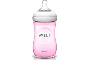 Philips Avent SCF034/17 - Biberón natural de 260 ml, rosa