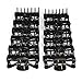 Gleader 12pcs Women Girls Hair Claw Clip Jaw Clamp Black Hairpin Summer Tiara