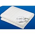 Electric Blanket Heated Under Bed Comfort Detachable Controller with 3 Heat Settings, Super Cosy Washable Fleece Heated Fleece Heated Blanket Throws Pad, Coverlet, mantle (King (150x160cm))