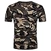 Produktbild Herren Casual Camouflage Bluse ,VENMO Drucken O Neck Pullover Kurzes T-Shirt Top Herren Sommer Hoodie Bluse Mode Kapuzen Herren Kurzarm Sports T-Shirt Slim Fit Hemd Oberteile Tank Tops (Camouflage, 2XL(Asian XXL=EU XL))
