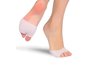 WCHIUOE Coussinets de métatarse en gel pour Mortons Neuroma callosités frottez blister soulagement de la douleur boule de pied Coussin de soutien de l'avant-pied Oignon Manchon pour jogging marche yoga