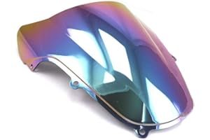 BHYSHOP Windscreen Windshield for 2000-2003 GSXR 600 750 K1 2000-2002 GSXR1000 (Dark Iridium)