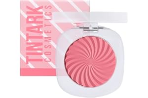 TINTARK Cheeky Blush Palette, Fard in Polvere Make up Viso, Resistente All'acqua e Al Sudore, Lunga Durata, Matte, Adatto a Diversi Gruppi Di Pelle, Talc Free, 2.7g(01)