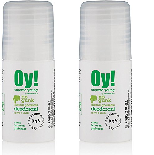 (2 Pack) - Green People - Oy! Deodorant | 75ml | 2 PACK BUNDLE