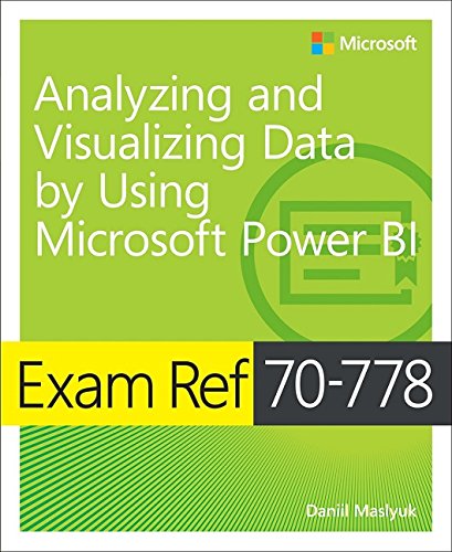 Book's Cover of Exam Ref 70-778 Analyzing and Visualizing Data by Using Microsoft Power BI