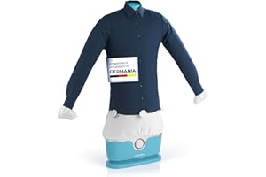 CLEANmaxx Ferro da stiro automatico per camicie PRO | Sostituisce il ferro da stiro, l'asse da stiro e la vaporiera | Per camicie, bluse e camicie | Innovativo ed efficiente
