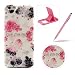 Produktbild iPhone 4S Hülle Silikon Schutzhülle Tasche Case,iPhone 4 Weiches Silikon TPU Gel Bumper Case Etui Schale Cover Skin,Herzzer Modisch Hochwertig Ultra Dünn Slim Thin Bunt Handytasche Mit [Love Me Mehr Muster] Guter Schutz Kratzfest Flexibel Leicht Gummi Rubber Jelly Soft Protective Stabil Handyhülle Schutztasche Back Cover Case Shell für Apple iPhone 4/4S + 1 x Frei Rosa Handy Halterung Ständer + 1 x Frei Rosa Touch Pen Stift Stylus
