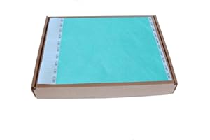 MPM MP - Tyvek Pulseras 1000 unidades para Eventos, Color Turquesa