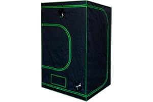 Kingpower 11 Tamaño Hidroponía Grow Tent Caja de Cultivo Interior Invernadero Tienda de Cultivo Gabinete de cría, Tamaño:120 x 120 x 200 cm (08)