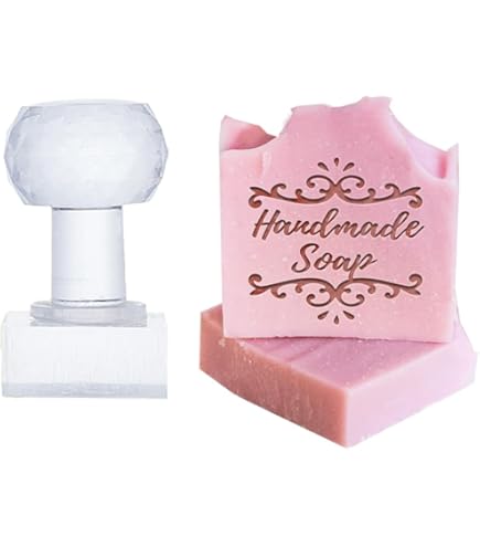 CRASPIRE Stampo per Sapone Stampo Fungo Acrilico Timbro Fai da Te Fatto A Mano Timbro per Sapone Argilla Biscotti Gummies Arti e Mestieri Fare Progetti Fai da Te Matrimonio Doccia Regalo