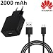 Produktbild Travel Zubehör USB hw-050200e3 W + USB Kabel Länge 1 mt Original für Huawei für y6ii, y5ii, y3ii – 2000 mAh Farbe schwarz bulk