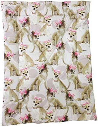 Tavo Littlechic Dog Blanket Travel Rug with Breathable Fleece Padding