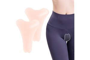 OYZOQ Lot de 2 autocollants de protection, autocollants de protection intime invisibles, patchs intimes anti-exposition auto-adhésifs en silicone