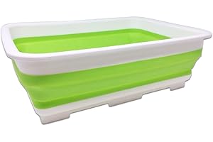 Bramble 9L Bacinella Pieghevole, Lavello Pieghevole Cestino Portaoggetti, Ciotola Pieghevole per Lavello da Cucina e Campeggio