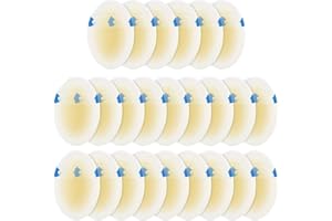 PSOWQ 24 Piezas Apósitos Ampollas, Apósitos para Ampollas Invisibles Impermeables,Apósitos para Ampollas para el Talón,Apósitos para Ampollas Deportivos para Protección del Talón,los Pies y la Piel
