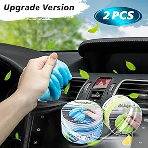 2 PCS Magic Gel for Car Interior Cleaner Detailing Tools Keyboard Cleaner Detail Removal Cleaning Putty Universal Dust Cleaner for Auto Laptop Home