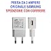 Produktbild Netzteil Ladekabel Ladegerät Samsung Original 2 A Galaxy S2 S3 S4 Note J3 J5 J7 A5 A7 Stecker Wand USB Travel Adapter Charger Weiß ETA-U90EWE