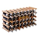 【Capacidad grande】Este botellero tiene una gran capacidad y puede contener hasta 40 botellas de vino al mismo tiempo.
