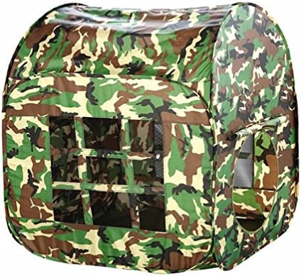 Baellar Large Space Army Green Camouflage Children Game Play House Great for Indoor and Outdoor