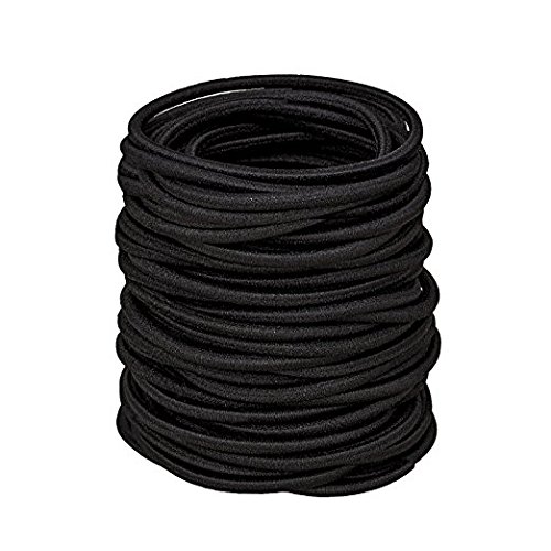 Chronex 20 pcs Black Ponytail holders Hair Elastic Rubber bands ties Accessories for Girls/Women - Pack of 20 RS.150 (50.00% Off) - Amazon