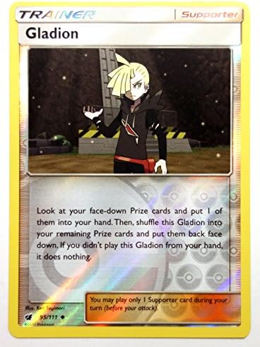 Pokémon - Gladion 95/111 - English - Reverse Holo - Crimson Invasion