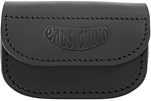 ENDS CUOIO Endscuoio Porte-Badge Télépéage Compatible avec Moto Harley Davidson, BMW, Indian etc.en Cuir véritable, Haute qualité Produit par Endscuoio, Made in Italy