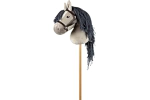 ByAstrup - Tête de Cheval Gris à chevaucher - Bois - 84349