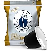 Caffè Borbone Respresso, Miscela Oro - 100 Capsule - Compatibili con le Macchine ad uso domestico Nespresso*